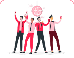 Casual get-together event setup