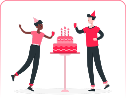 Birthday party setup with decorations